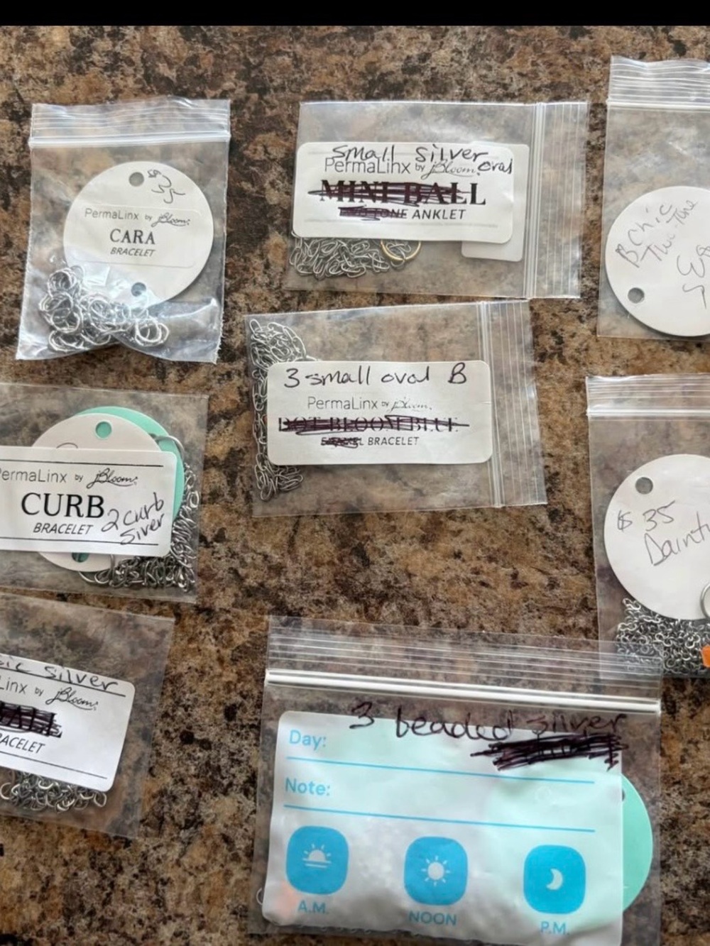 Silver Chain Jewelry Replacement Links - Permalinx Chains
